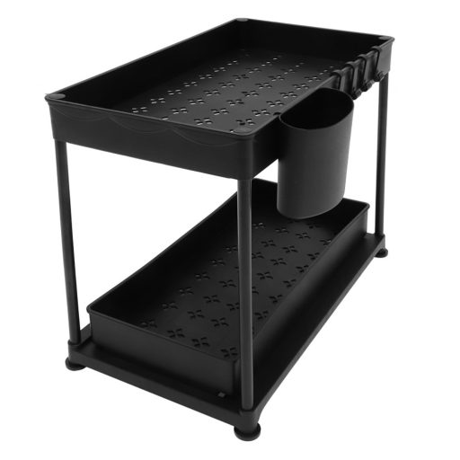 Mosogató alá helyezhető 2 szintes rendszerező állvány 2db - több színben