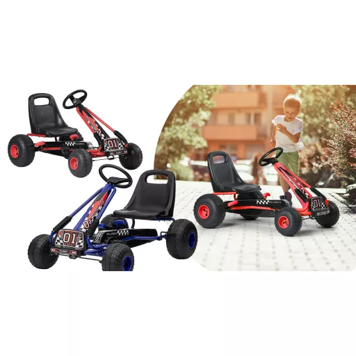 Pedálos gyerek gokart, több színben