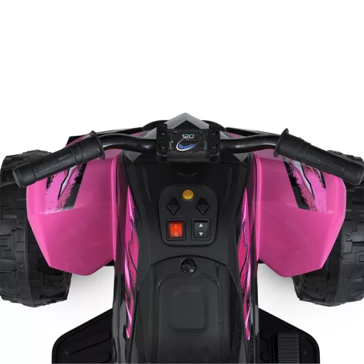 Elektromos quad gyerekeknek, 12V, rózsaszín