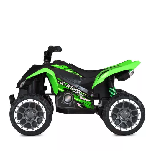 Elektromos quad gyerekeknek, 12V, zöld