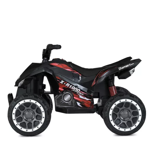 Elektromos quad gyerekeknek, 12V, fekete