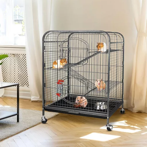 Kültéri gurulós kisállat ketrec