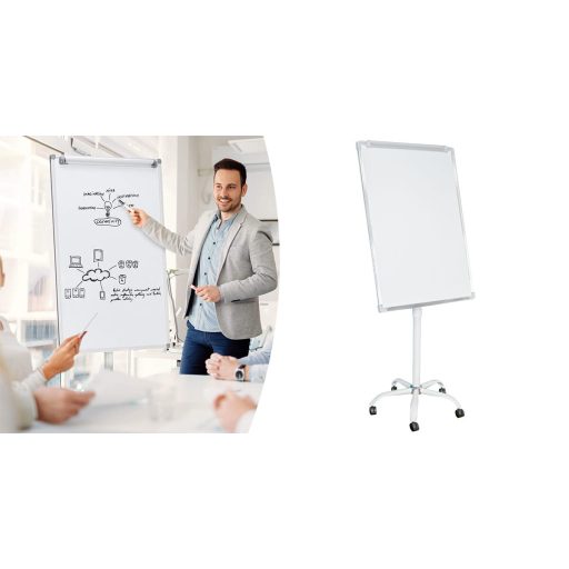 Gurulós mágneses flipchart tábla, több típusban és méretben