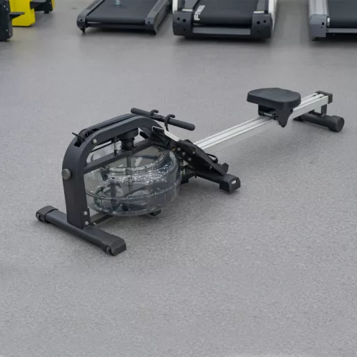 Vízellenállásos evezőpad, 150 kg terhelhetőség