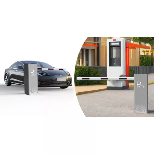 Elektromechanikus sorompó, balos kivitel