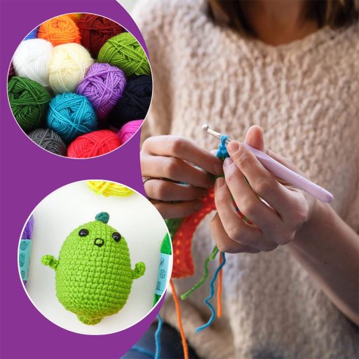 Akril horgolófonal 24 db