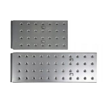 Csúszásmentes acéllemez csuklós létrához