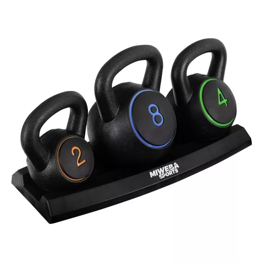 Kettlebell szett, 2-4-8 kg