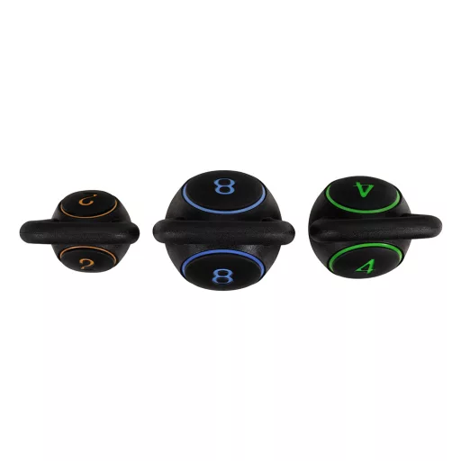 Kettlebell szett, 2-4-8 kg