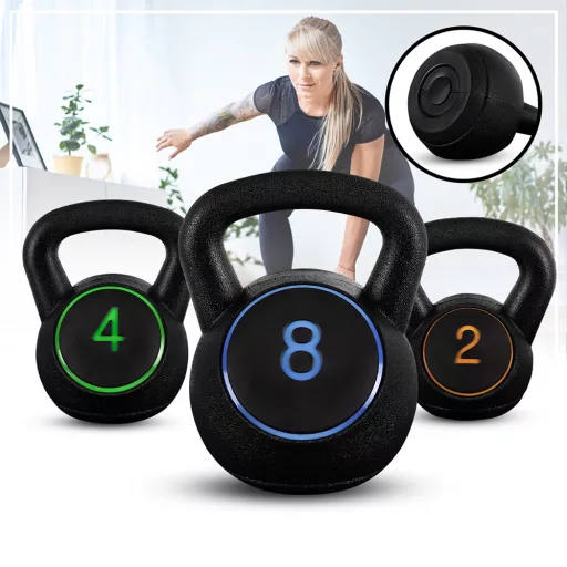 Kettlebell szett, 2-4-8 kg