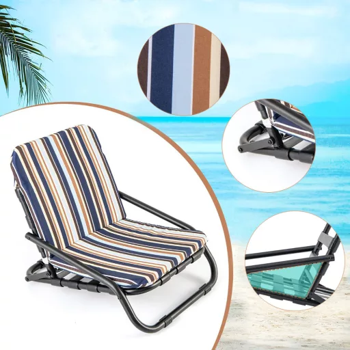 2 darabos strandszék szett párnával