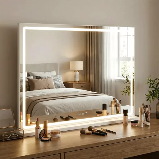 Hollywood LED-es sminktükör 80x14x62,5cm