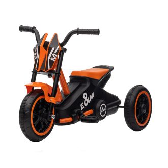3 kerekű gyerek tricikli, narancs