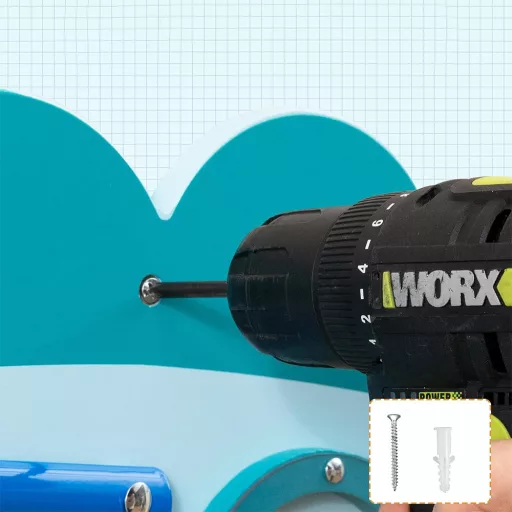 Interakítv tábla gyerekeknek kék dinós