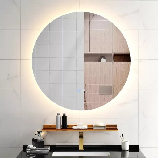 60 cm-es, LED-es fürdőszobai tükör