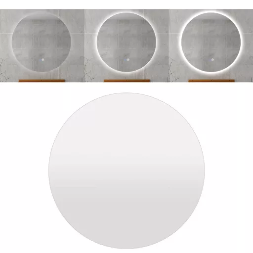 60 cm-es, LED-es fürdőszobai tükör