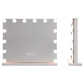 Asztali  kozmetikai tükör LED világítással