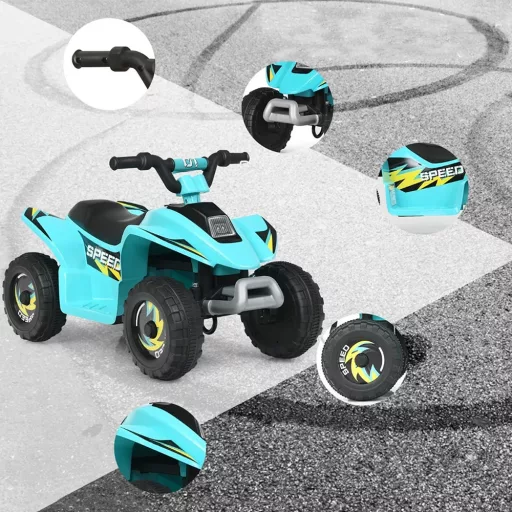 Akkumulátoros gyermek quad 6V, kék