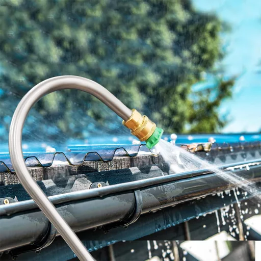 Teleszkópos nagynyomású tisztító kiegészítőkkel