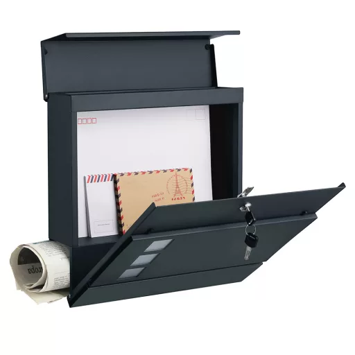 Postaláda újságtartóval